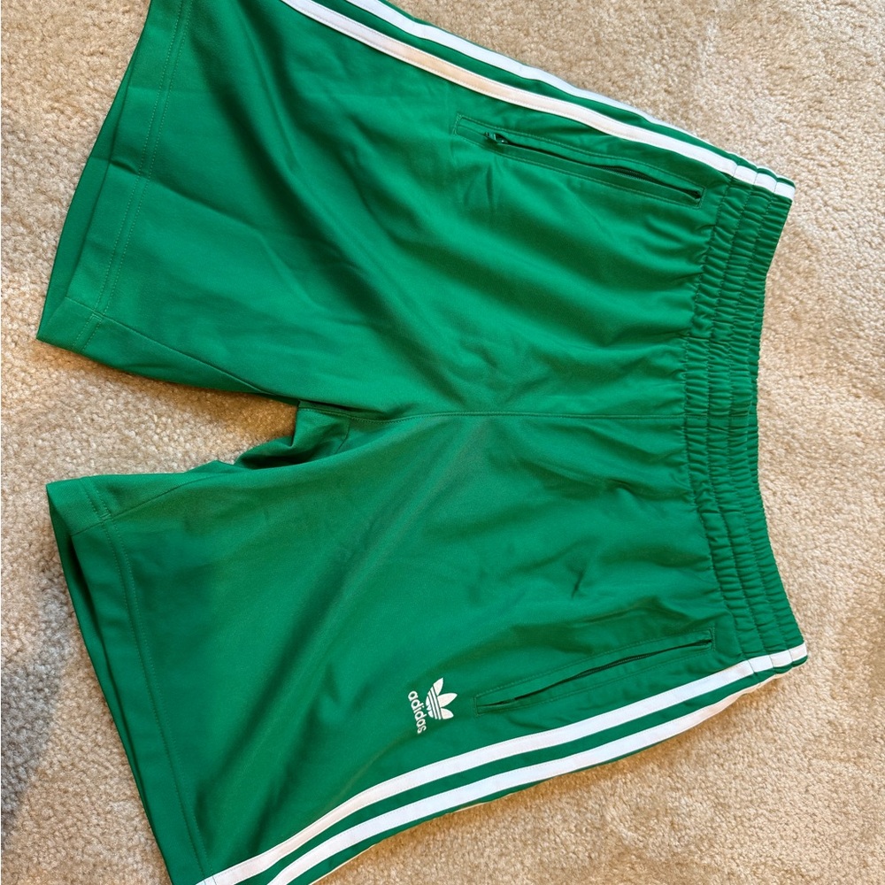 Adidas Men’s Green Athletic Shorts